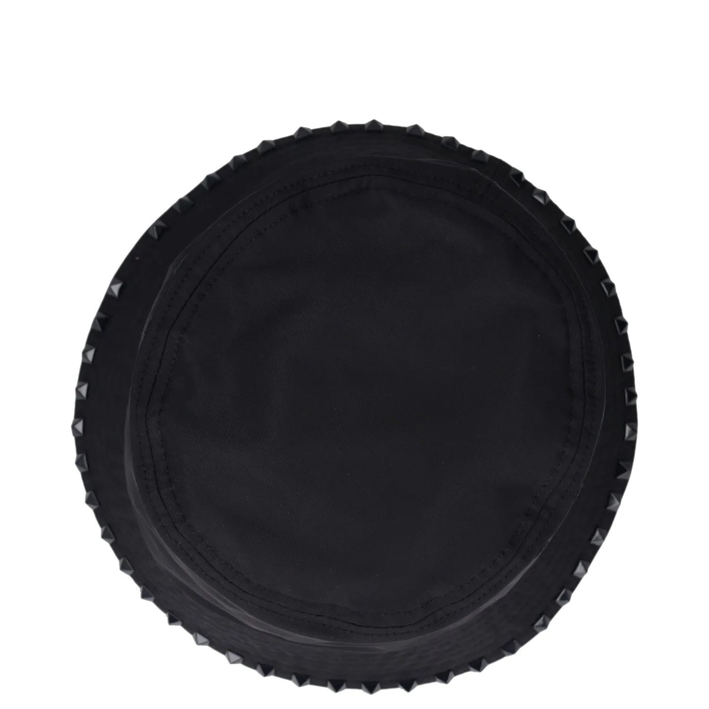 VALENTINO Mens Bucket Hat Black Rockstud Memory Techno Drill Size 58 RRP 540 — View 7
