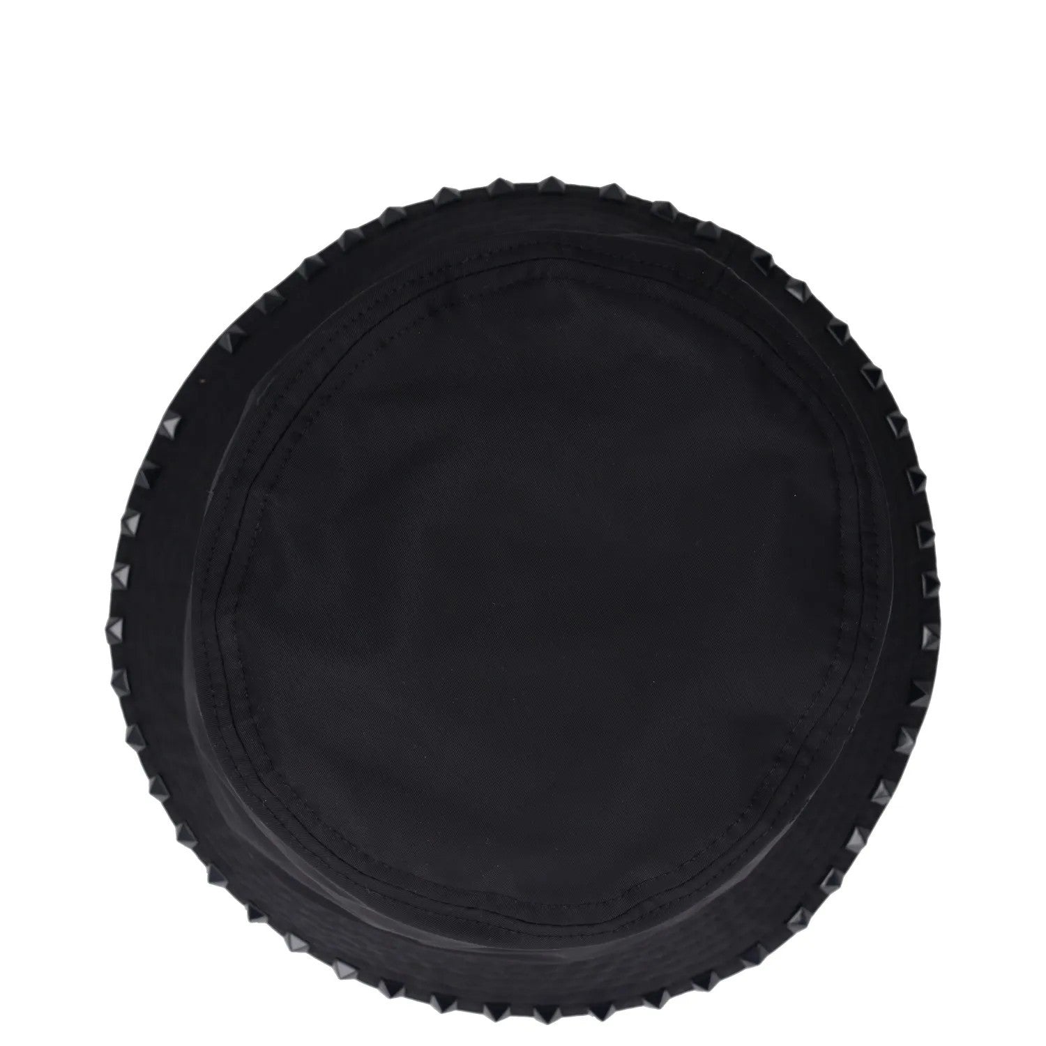 VALENTINO Mens Bucket Hat Black Rockstud Memory Techno Drill Size 58 RRP 540 — View 7