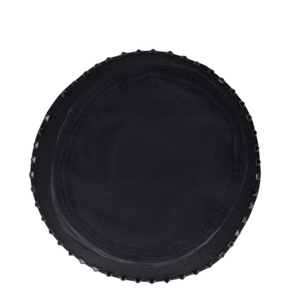 VALENTINO Mens Bucket Hat Black Rockstud Memory Techno Drill Size 58 RRP 540 — View 7