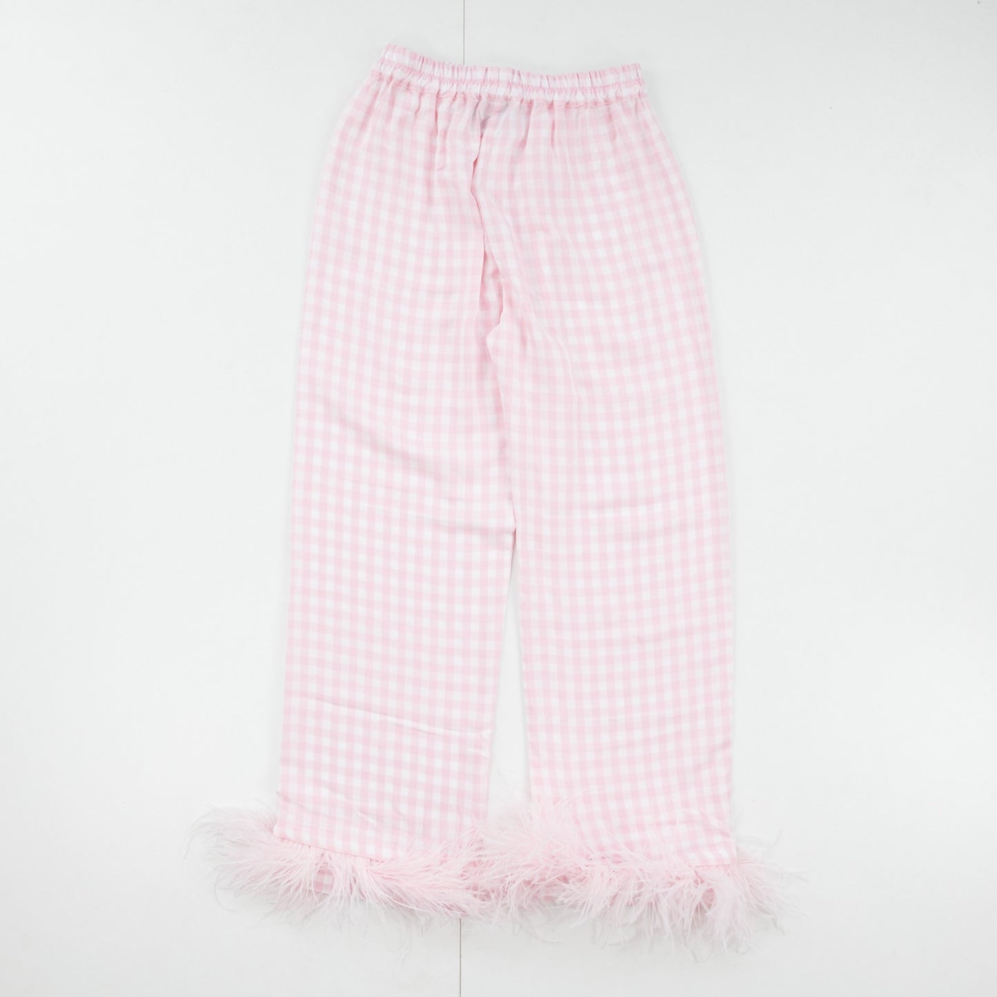 SLEEPER Womens Pink Check Viscose Pyjama Set Button Long Sleeve XS RRP 330 — View 7