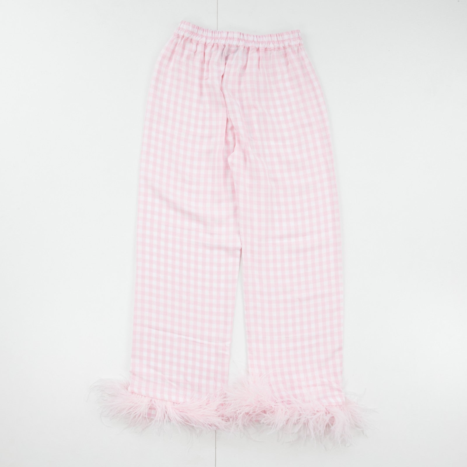 SLEEPER Womens Pink Check Viscose Pyjama Set Button Long Sleeve XS RRP 330 — View 7