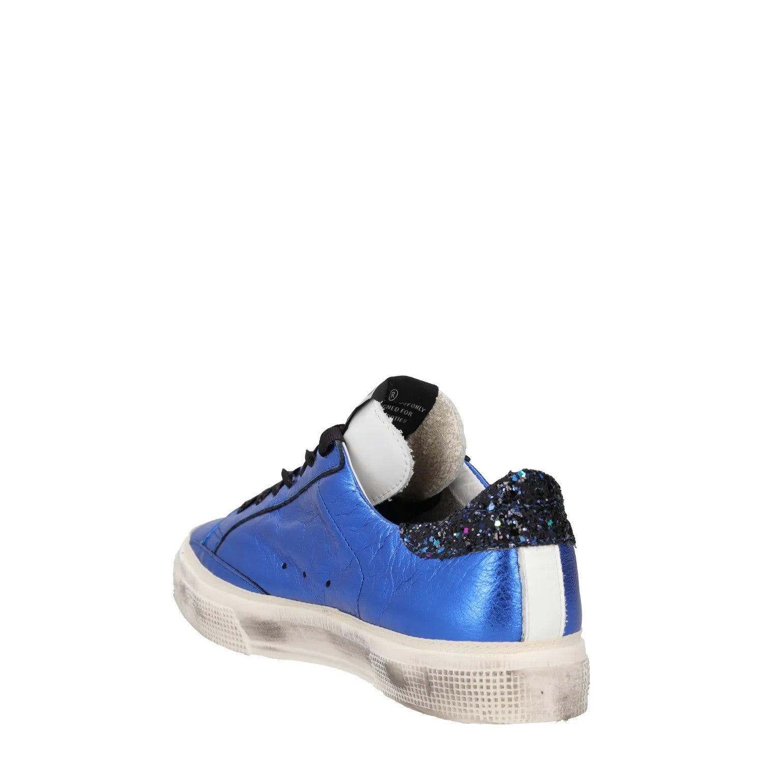GOLDEN GOOSE Womens Blue White Leather Low Top Lace Up Star UK 8 RRP 485 — View 5