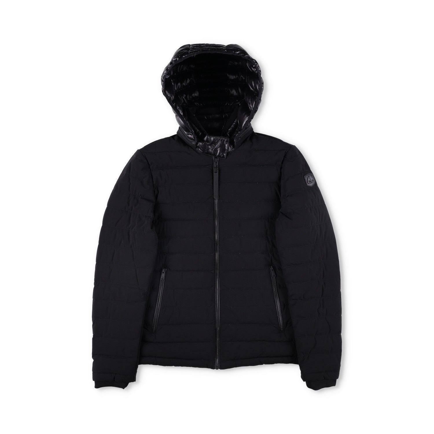 MOOSE KNUCKLES Mens Black Puffer Jacket Size Small Nylon RRP800