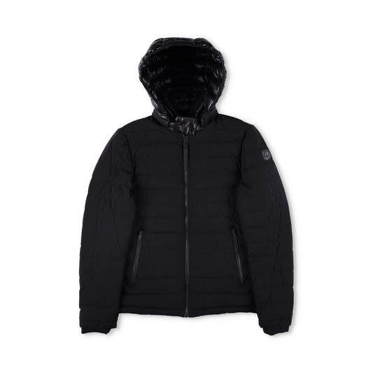 MOOSE KNUCKLES Mens Black Puffer Jacket Size Small Nylon RRP800