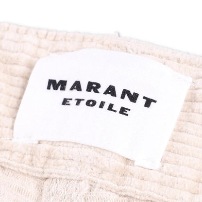 ISABEL MARANT ETOILE Womens Rania Mini Pencil Skirt Neutrals Corduroy 44 RRP 255 — View 8