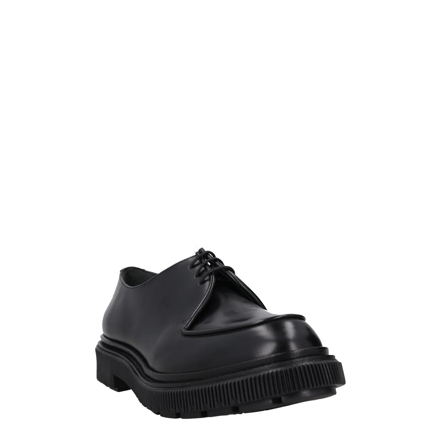 ADIEV Mens Loafers Black Patent Leather Lace Up Chunky Sole Casual UK 9 RRP 400 — View 2