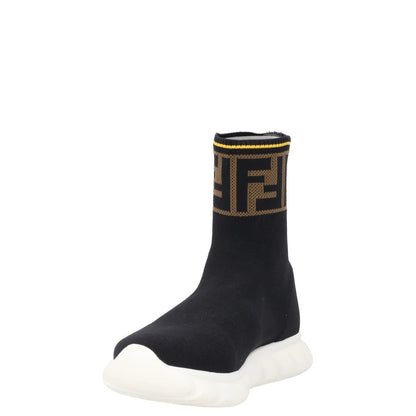 FENDI Boys Trainers Black Synthetic Knit Sock  Pull On Rubber Sole EU 31 RRP 175 — View 3