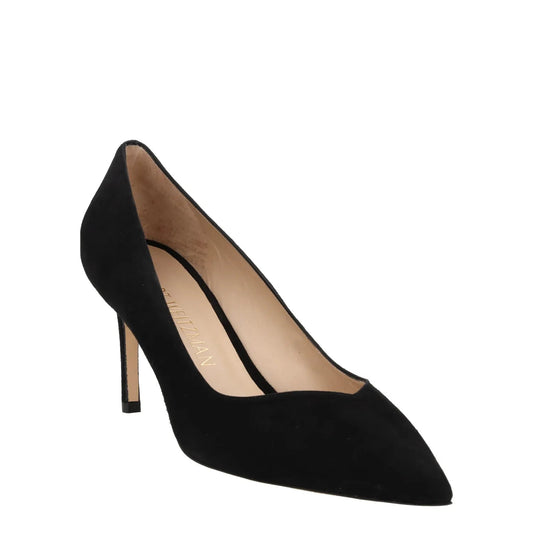 STUART WEITZMAN Ladies Anny 70 Suede Court Heel Black Comfort EU 42 RRP 375 — View 2