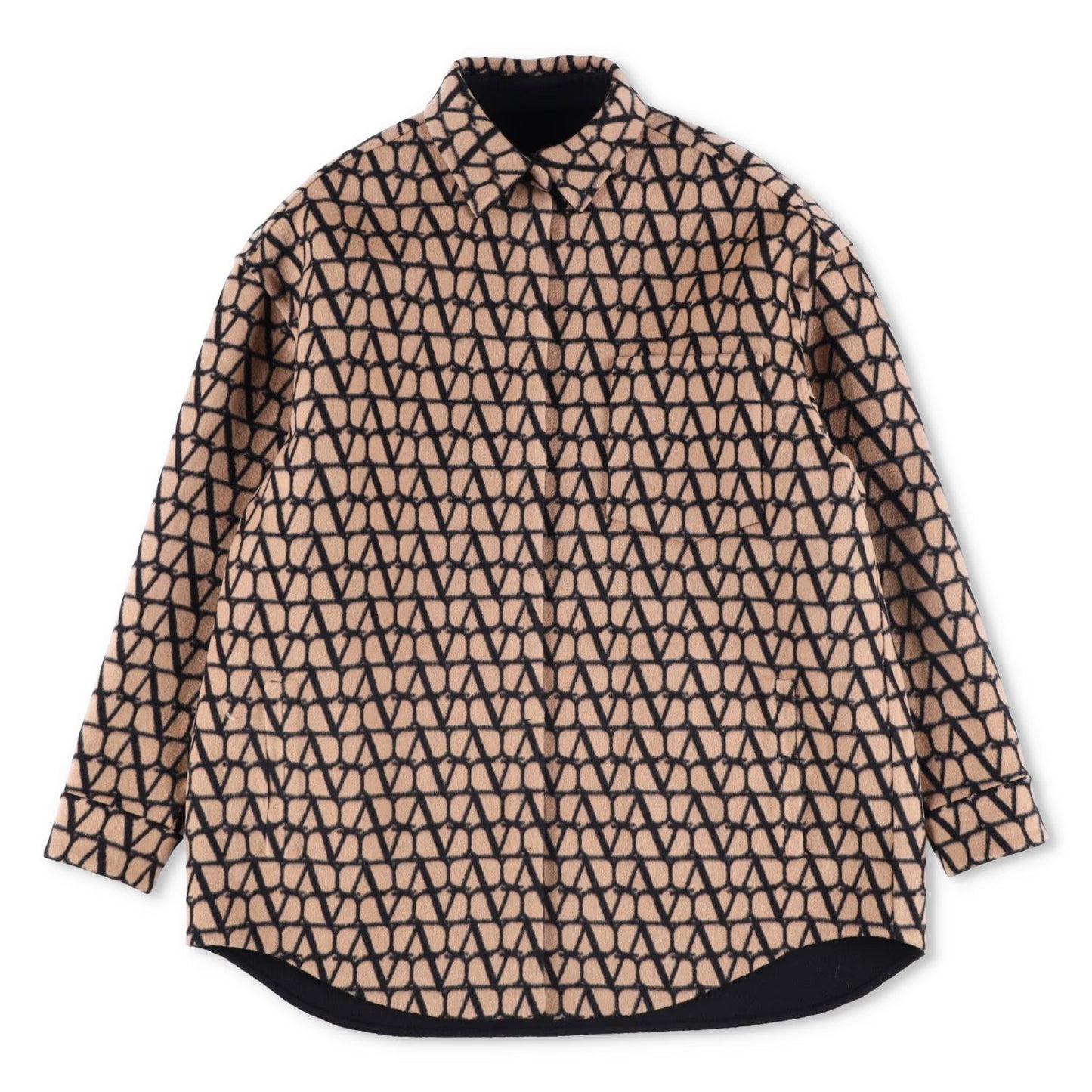 VALENTINO Women Giacca Camicia Double Reversibile Jacket Bomber Multi 38 RRP3800