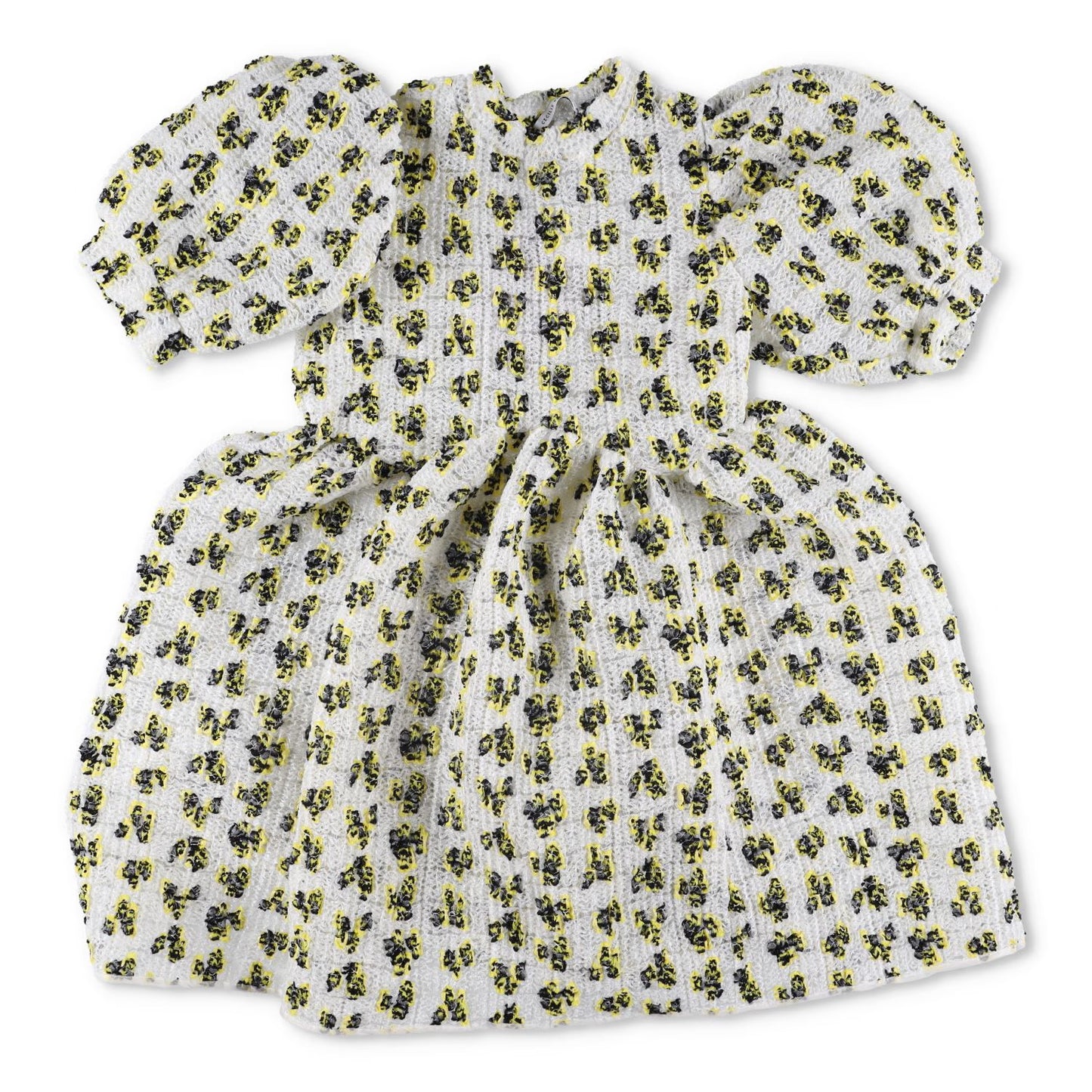 CECILE BAHNSEN Womens Dress 3/4 Puff Sleeves Floral Pattern Size 6 RRP 1735