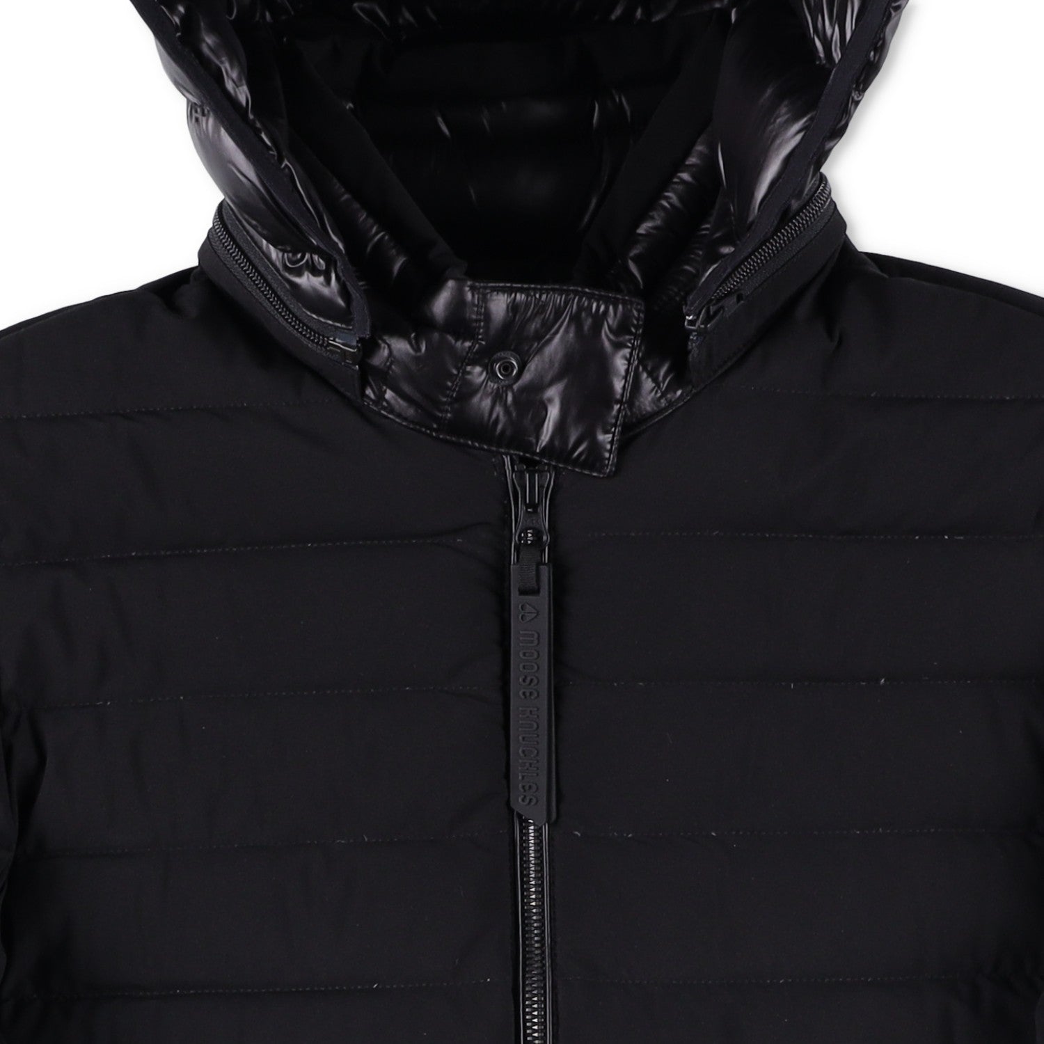 MOOSE KNUCKLES Mens Black Puffer Jacket Size Small Nylon RRP800 — View 8