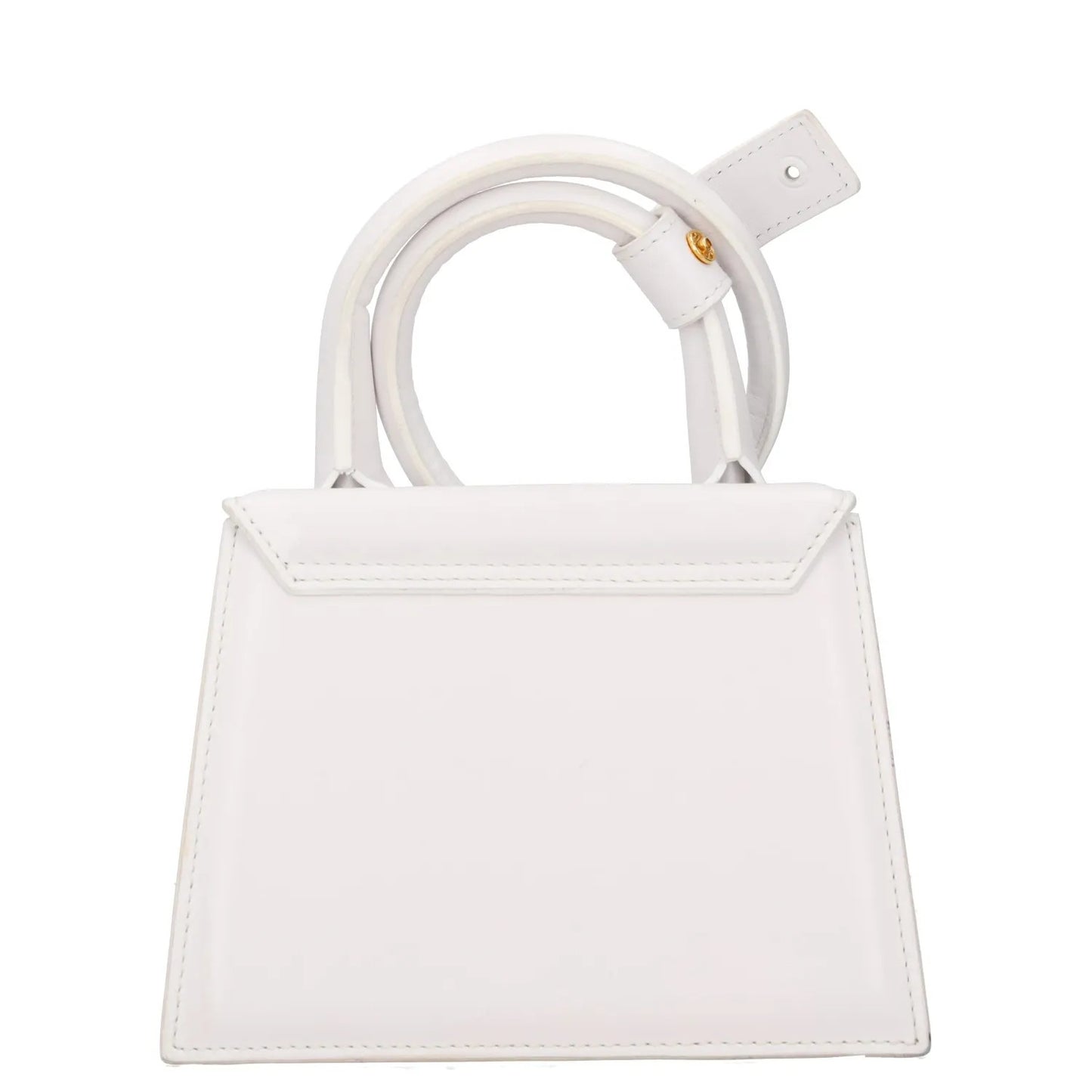 JACQUEMUS Womens Le Chiquito Noeud Leather Tote Bag White One Size RRP 745 — View 11