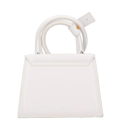 JACQUEMUS Womens Le Chiquito Noeud Leather Tote Bag White One Size RRP 745 — View 11