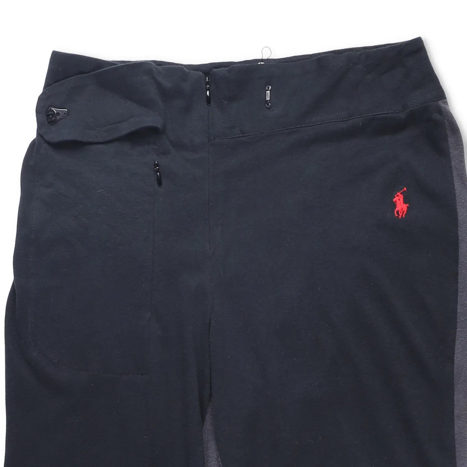 CONNER IVES Womens Flared Joggers Mixed Vintage Fibre Black Logo Size L RRP 250 — View 5