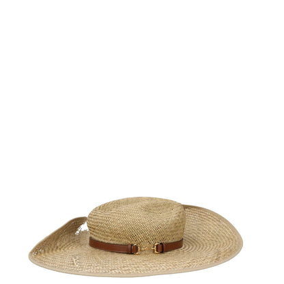 GUCCI Womens Straw Mora Hat  Fedora Beige Neutrals Buckle Size M RRP 435 — View 6