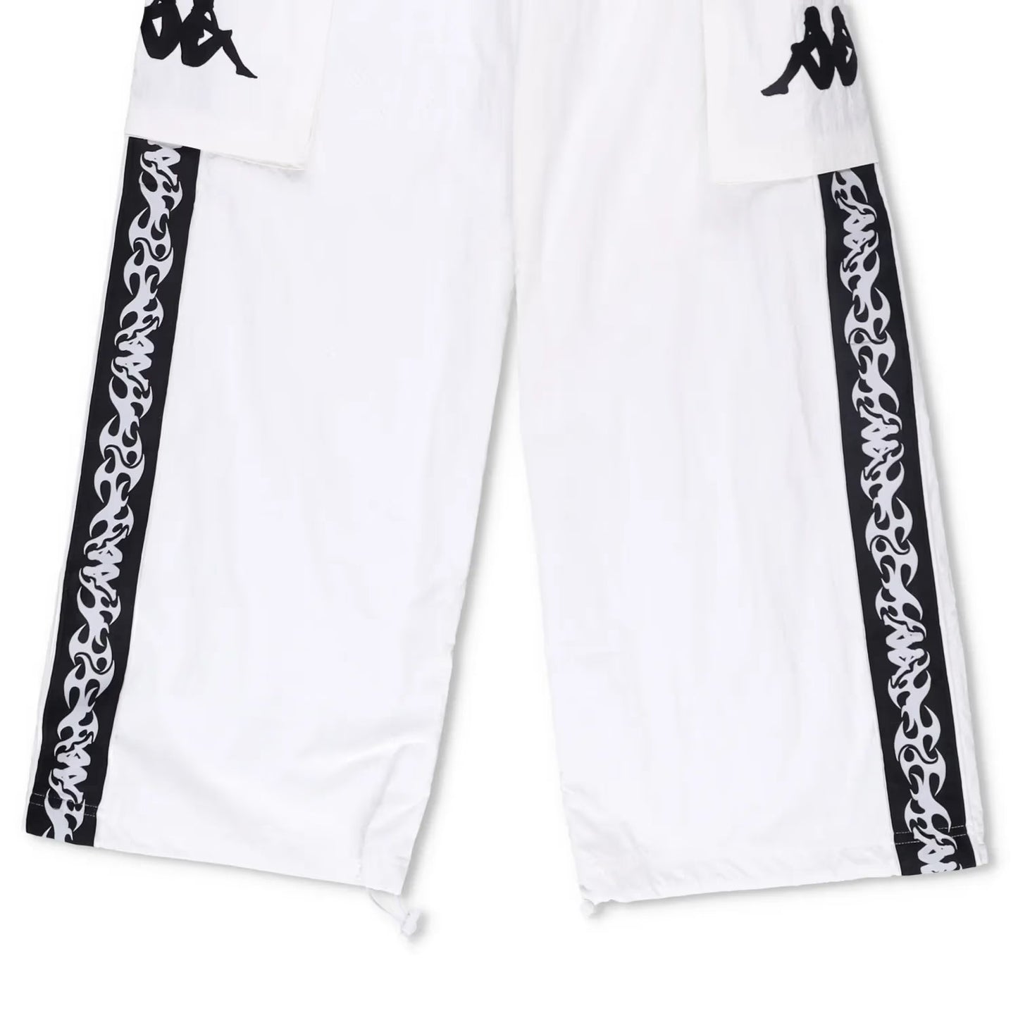 CHARMS x KAPPA Womens Track Pants White Black Trousers Logo Size S RRP 150 — View 4