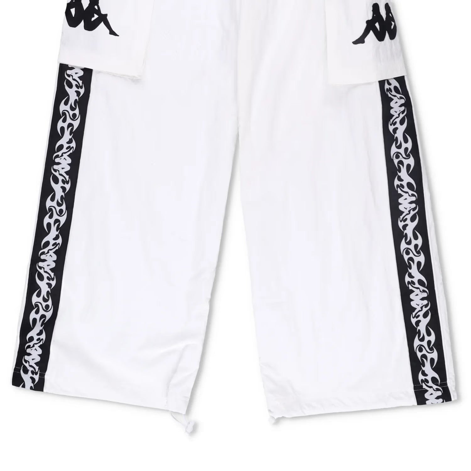 CHARMS x KAPPA Womens Track Pants White Black Trousers Logo Size S RRP 150 — View 4