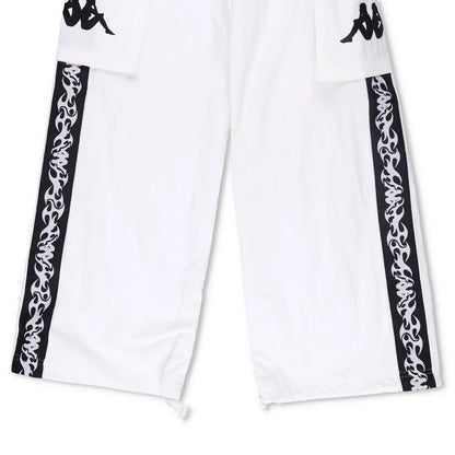 CHARMS x KAPPA Womens Track Pants White Black Trousers Logo Size S RRP 150 — View 4