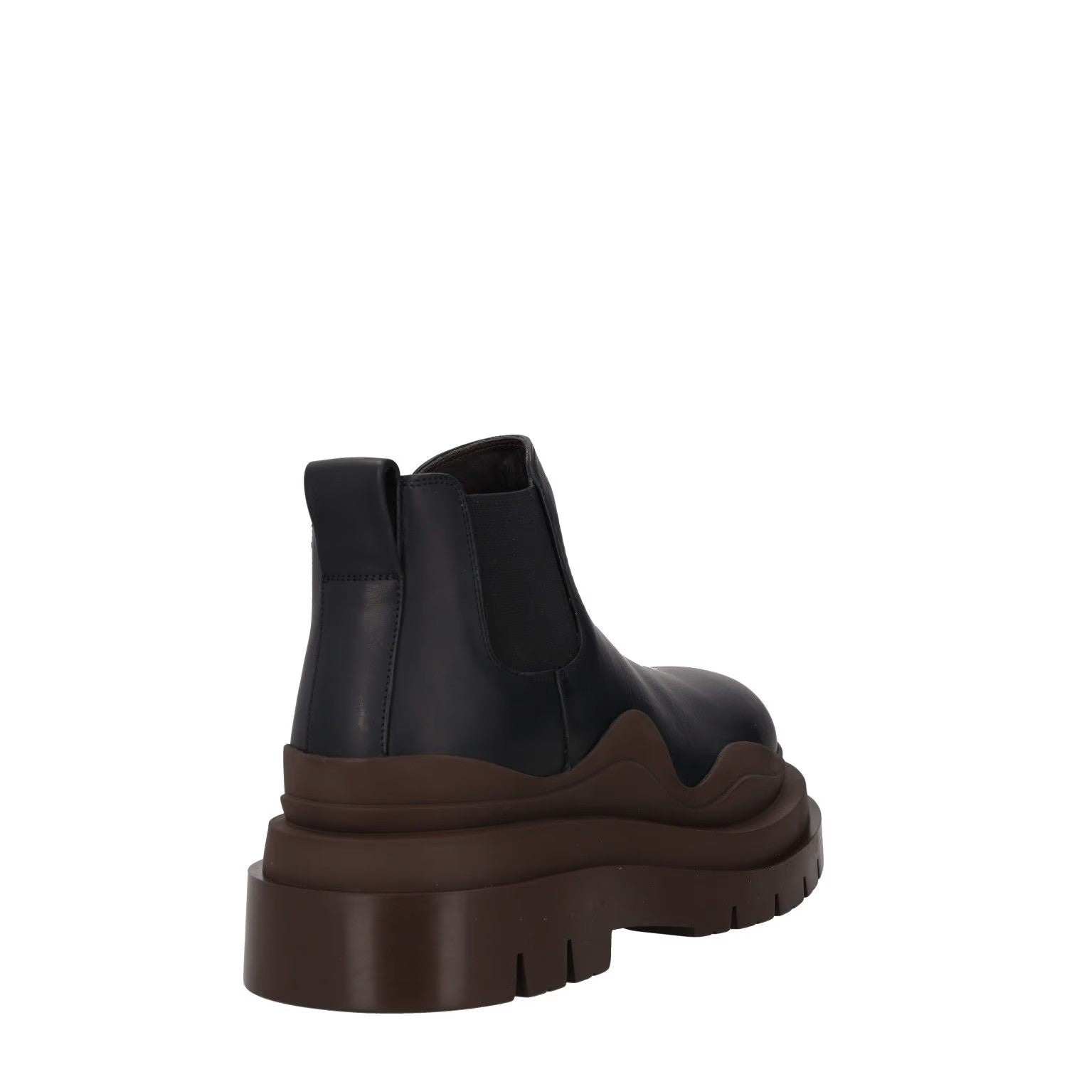 BOTTEGA VENETA Womens Chelsea Boots Slip On Black Brown Leather UK 7 RRP 1080 — View 6