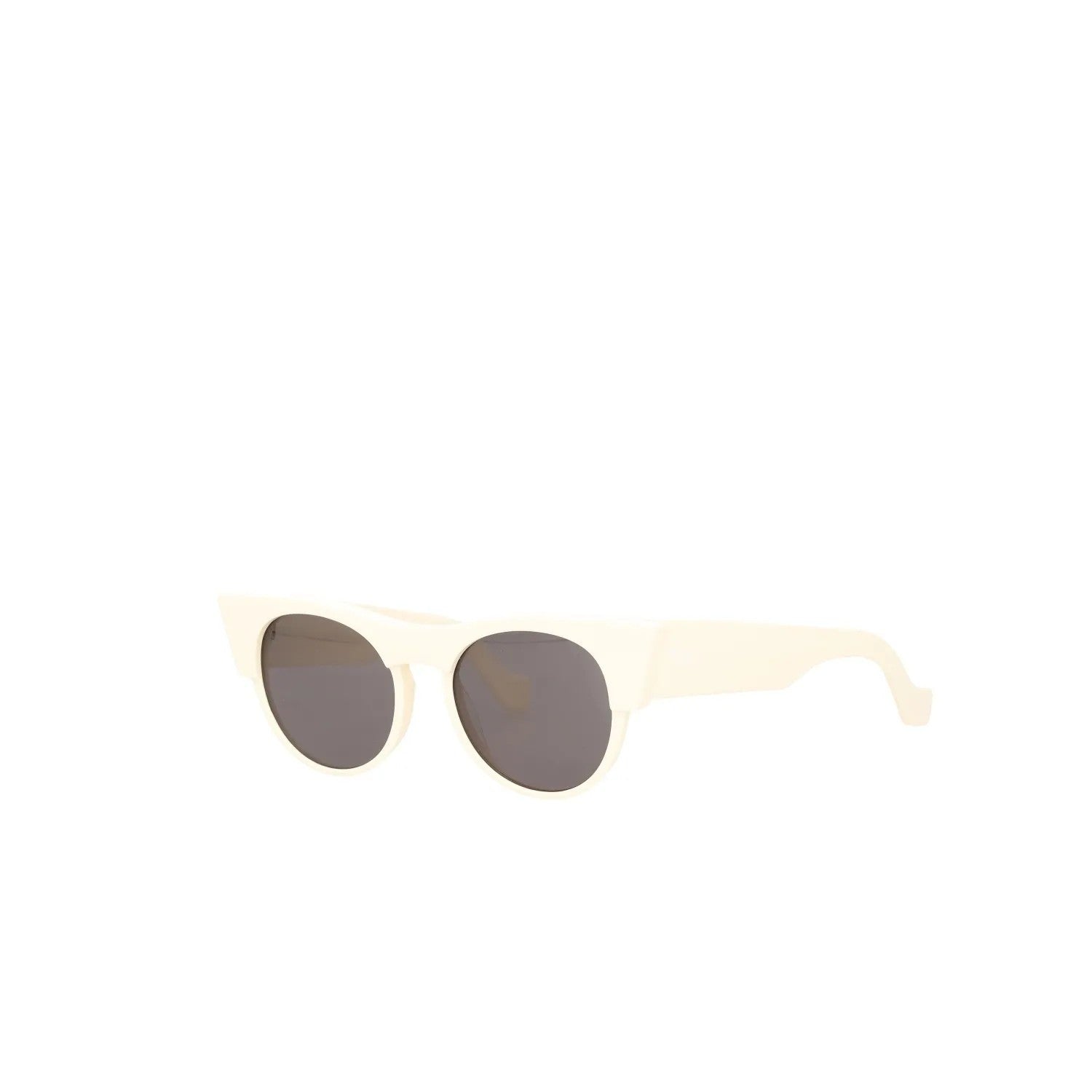 AHLEM Womens Sunglasses Cat Eye Black Lens Ivory Frame Acrylic One Size RRP 300 — View 2