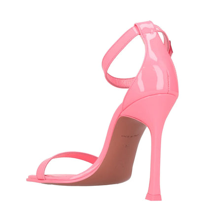 AMINA MUADDI Womens Strappy Heels Pink Leather Stiletto Open Toe UK 3 RRP 615 — View 5