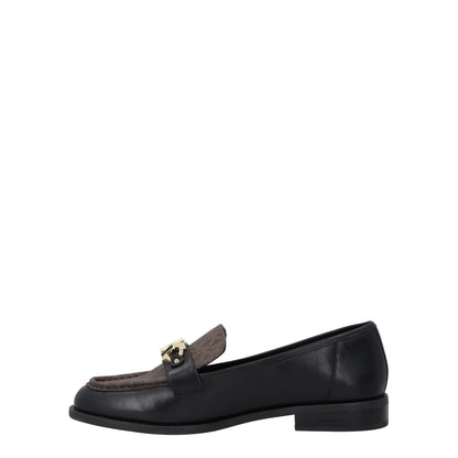 MICHAEL KORS Womens Tiegan Leather Loafer Slip On Black Size UK 3 RRP 190 — View 4