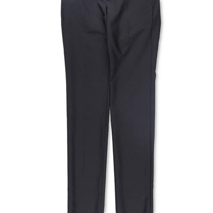 GIVENCHY Mens Trousers Black Straight Leg Button Closure Wool Blend 46 RRP 600 — View 3