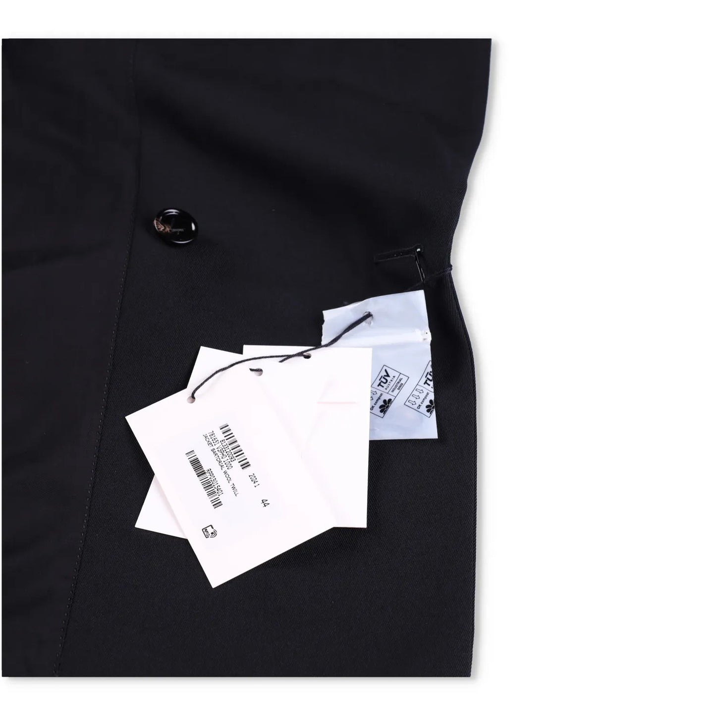 BOTTEGA VENETA Womens Blazer Jacket Long Sleeve Double Breasted Black 44 RRP2060 — View 11