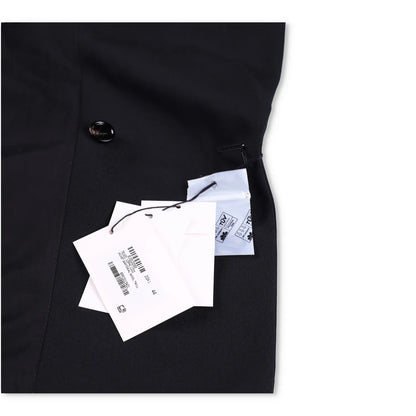 BOTTEGA VENETA Womens Blazer Jacket Long Sleeve Double Breasted Black 44 RRP2060 — View 11