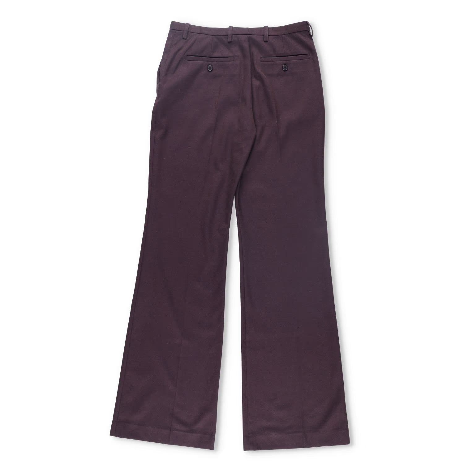 FRANKIE SHOP Womens Lyra Flared Pants Purple Flat Front Zipped Size S RRP 212.1 — View 9