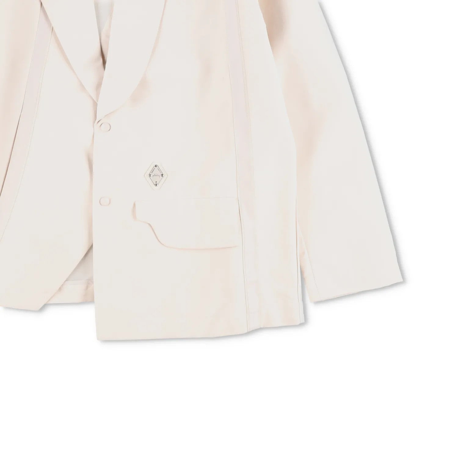A COLD WALL Mens Blazer Beige Polyester Regular Fit Assymetric Size M RRP 550 — View 4