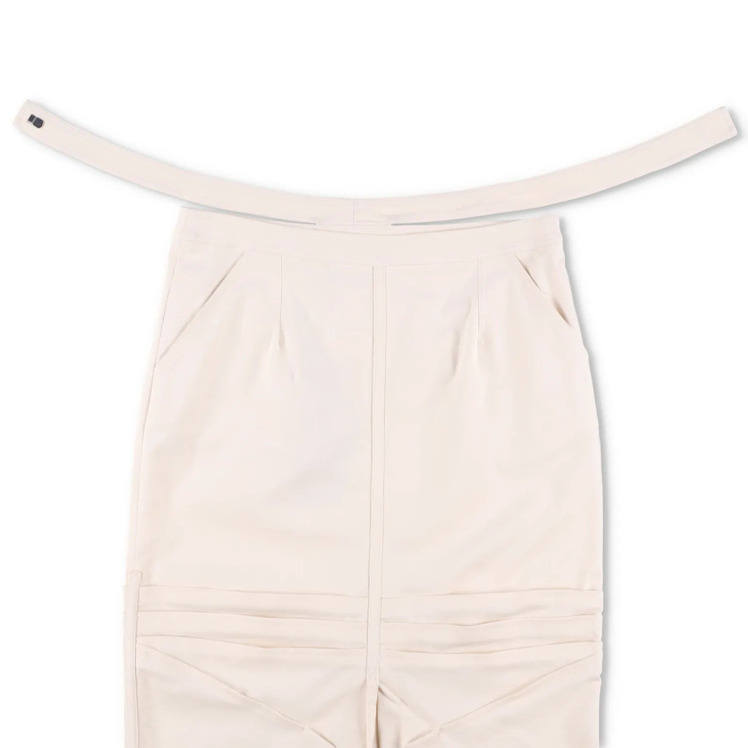 ANDREADAMO Womens Midi Skirt Double Belt White Tie Closure Size L RRP 480 — View 5