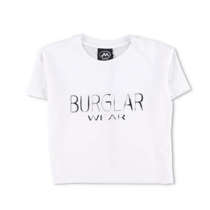 MOWALOLA Womens T-Shirt Short Sleeve Crew Neck Thin Burglar Wear White M RRP 135 — View 2