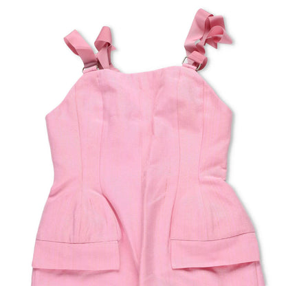 PAPA OPPONG Womens Edy Petiole Overall Kente Jumpsuit Pink One-Piece S RRP 2265 — View 8