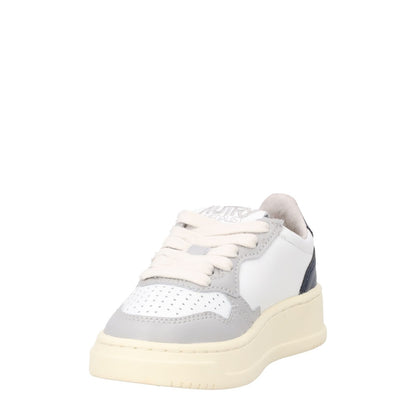 AUTRY Unisex Kids Medalist Trainers Leather Low Top White Comb EU 32 RRP 165 — View 3