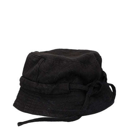 JACQUEMUS Womens Le Bob Gadjo Bucket Hat Black Cotton Logo Size 60 RRP 115 — View 3