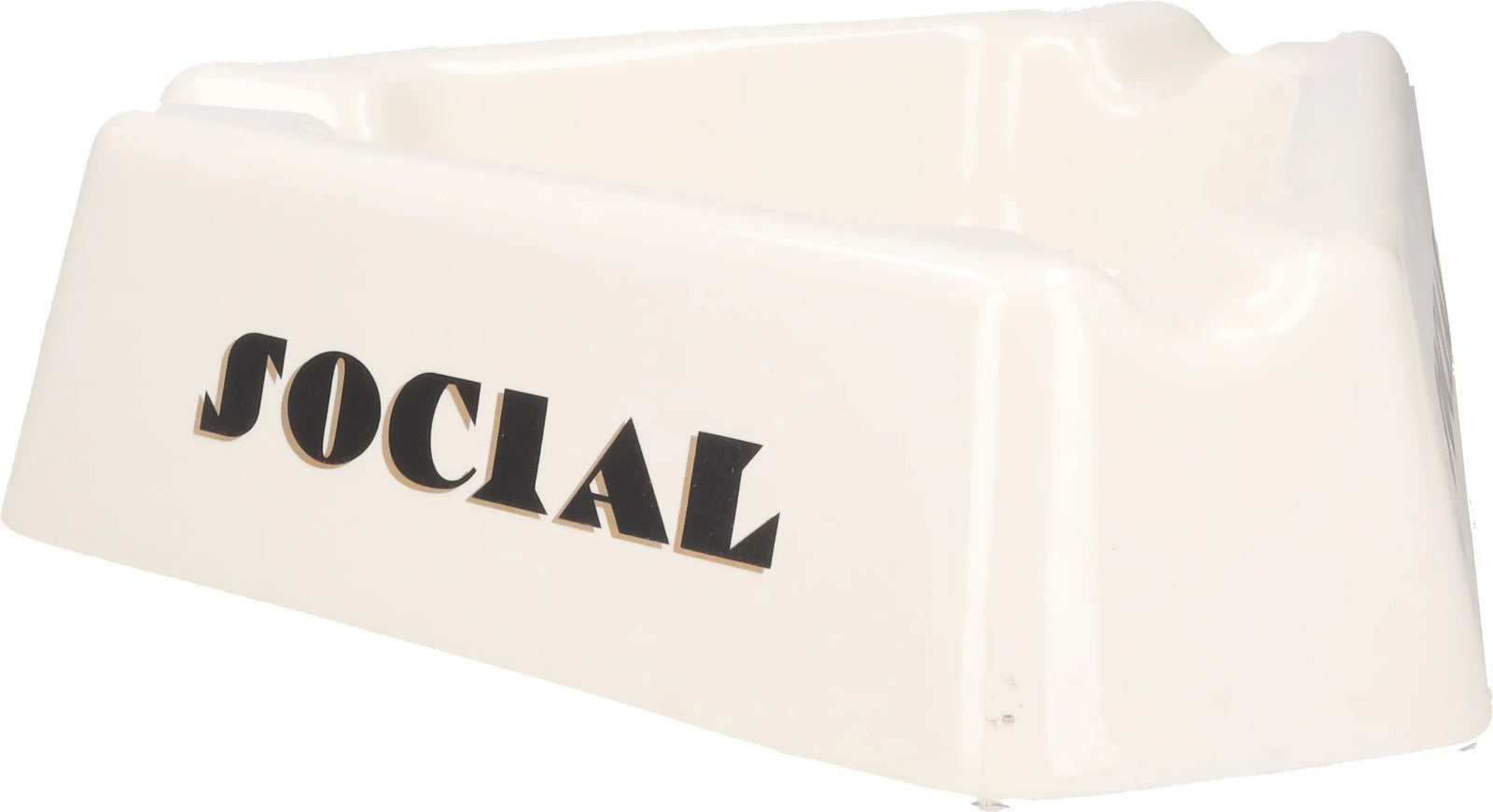 SELETTI X Diesel Social Smoker Ashtray White Glossy Porcelain OS RRP 130 — View 8