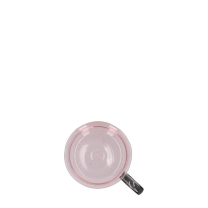 HAY 1/2 200ml Mug Pink See Through With Handle Glass Round One Size RRP 40 — View 6
