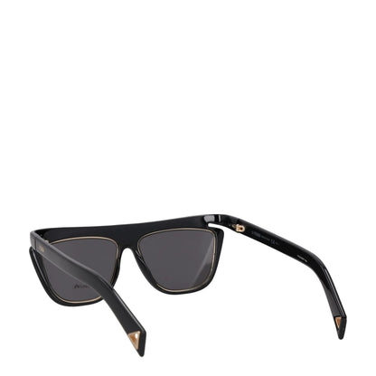 FENDI Womens Square Sunglasses Black Acrylic Frame and Lens One Size RRP 400 — View 4