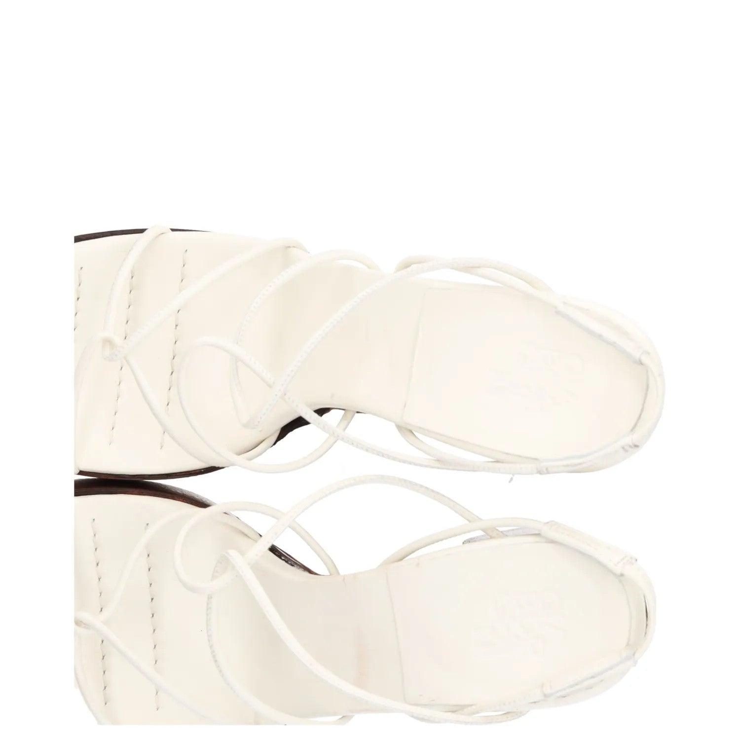GIABORGHINI Womens Heels White Leather Strappy Block Heel EU 39 RRP 460 — View 6