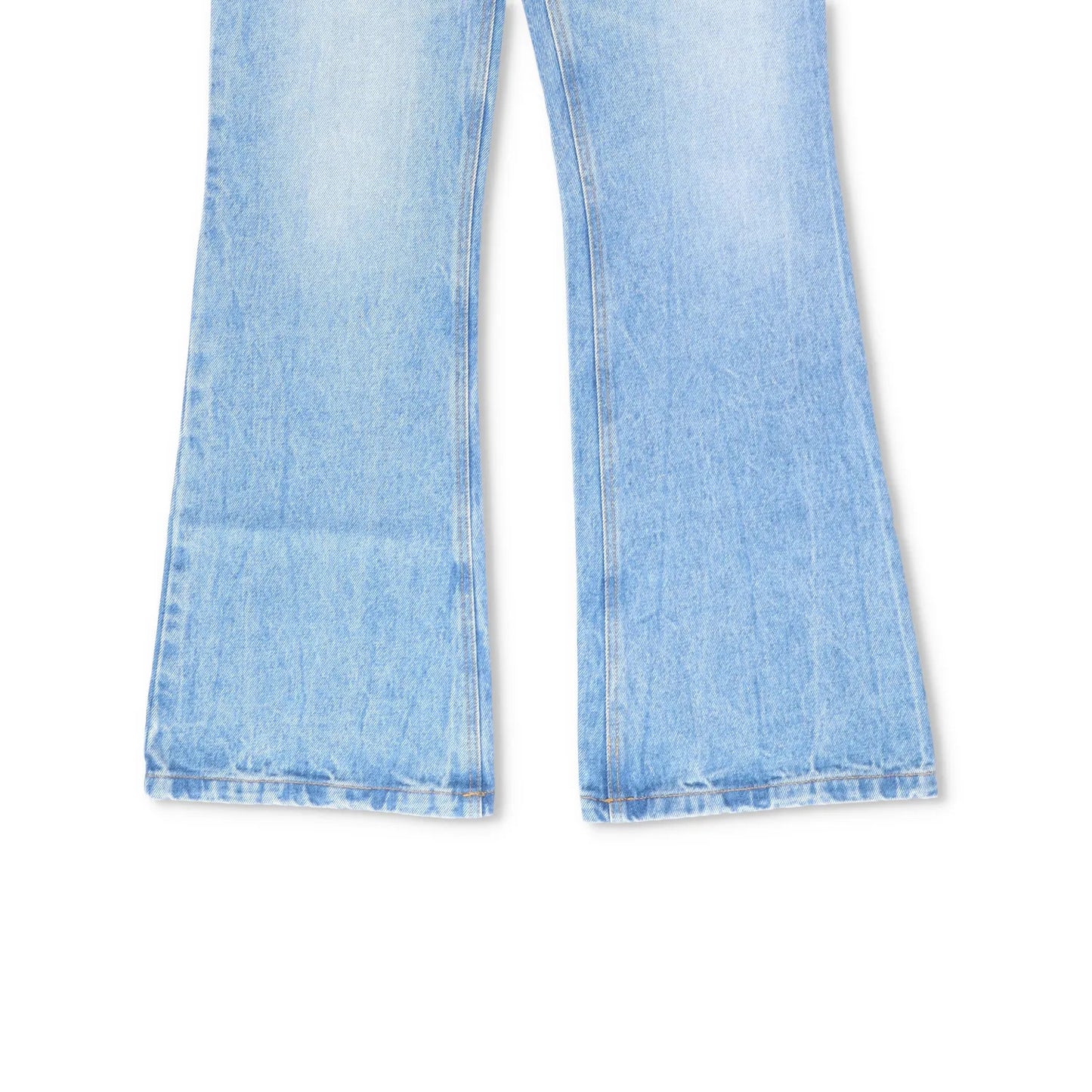 PACO RABANNE Womens Flares Bootcut Jeans Denim Light Blue Size 36 RRP 350 — View 4