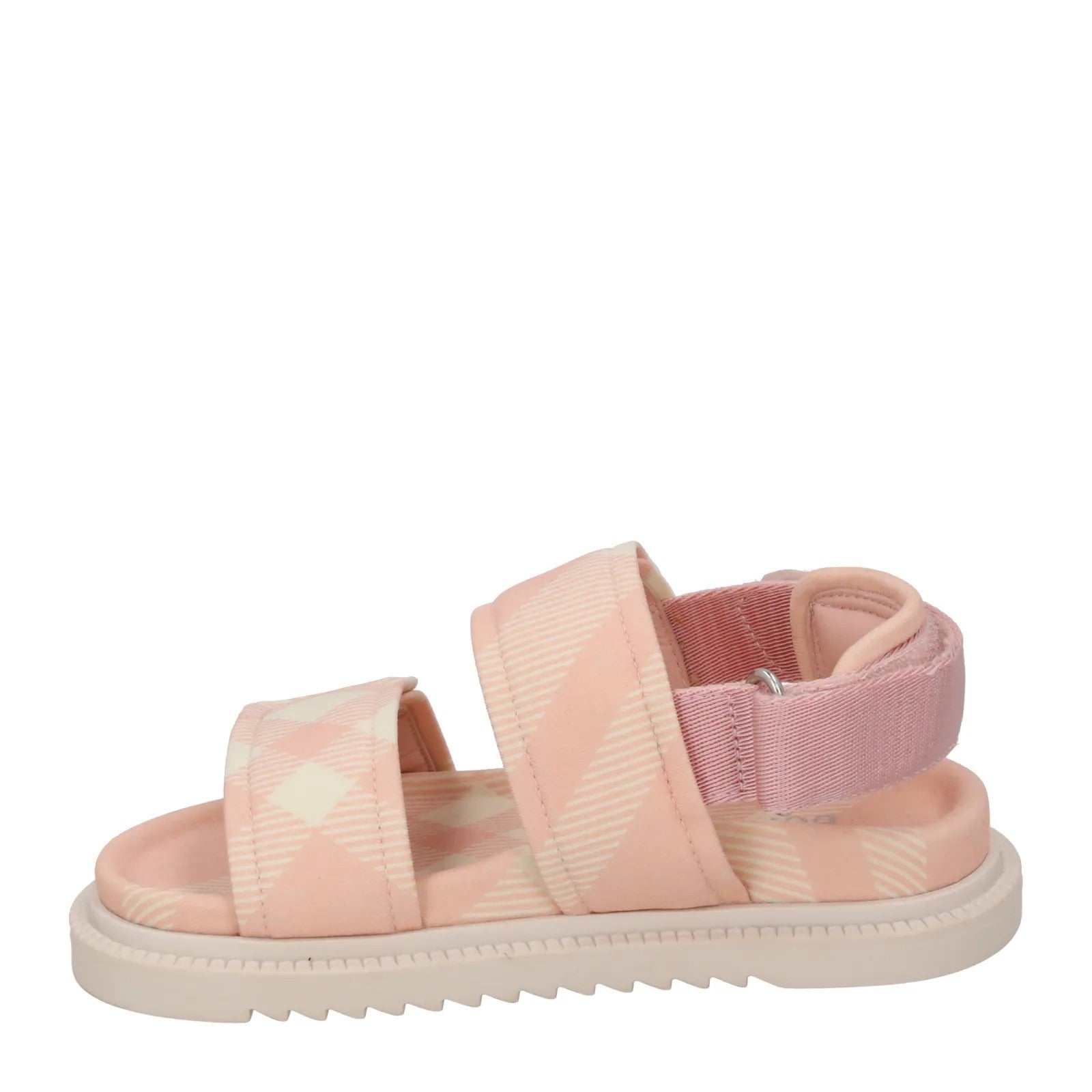 BURBERRY Girls Kids K1-Jamie Sandals Slingback Pink Nylon Salmon UK 2.5 RRP280 — View 4