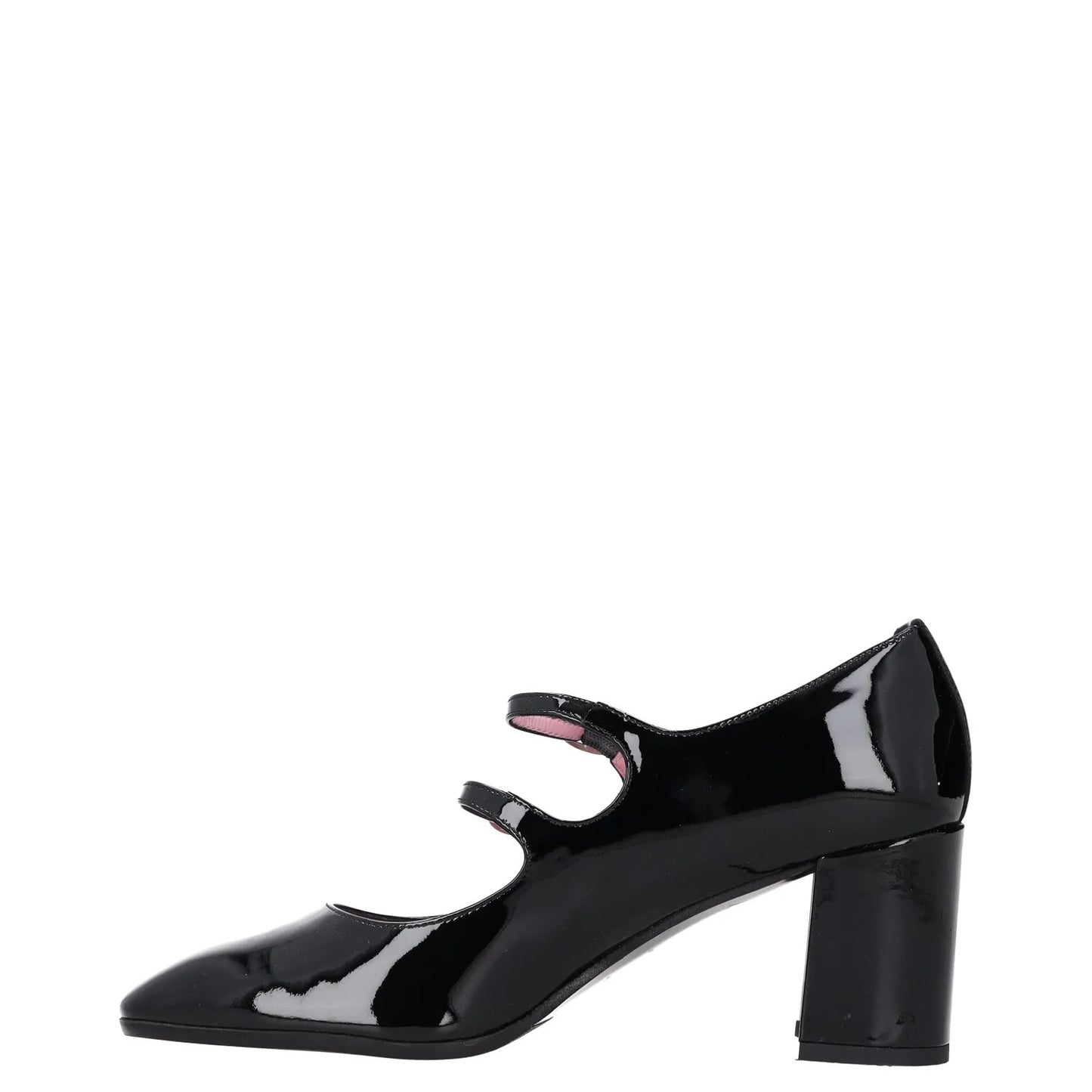 CAREL PARIS Womens Mary Jane Heels Black Leather Strappy EU 40.5 RRP 390 — View 3