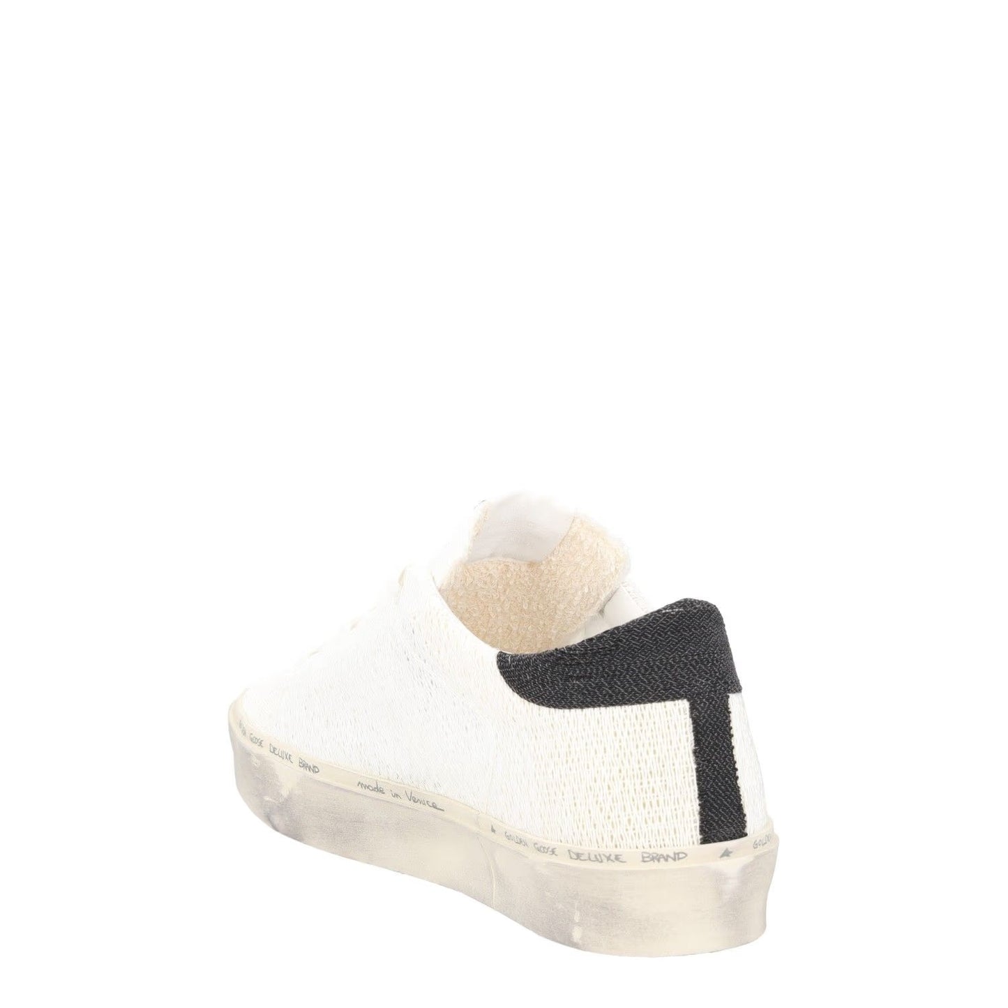 GOLDEN GOOSE Womens Trainers White Black Leather Low Top Lace Up UK 4 RRP 485 — View 5