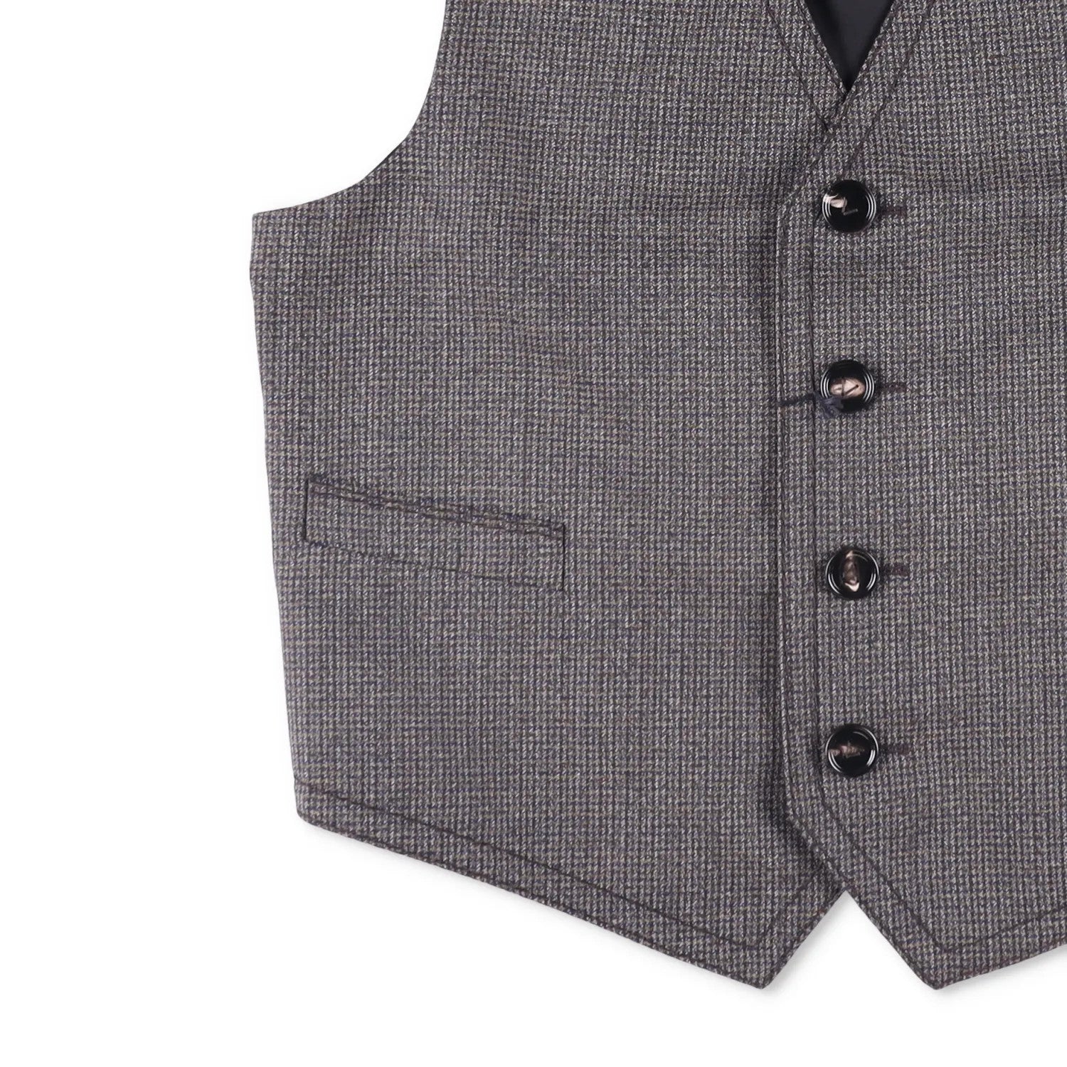 BOTTEGA VENETA Womens Jacket Waistcoat Scoop Neck Sleeveless Grey 42 RRP 990 — View 3
