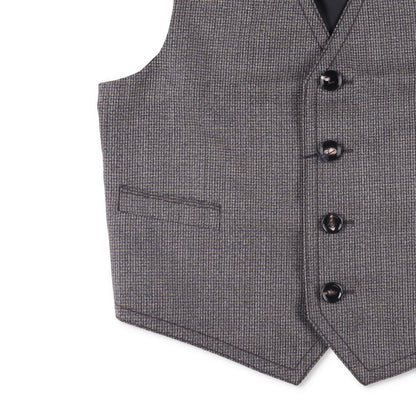 BOTTEGA VENETA Womens Jacket Waistcoat Scoop Neck Sleeveless Grey 42 RRP 990 — View 3