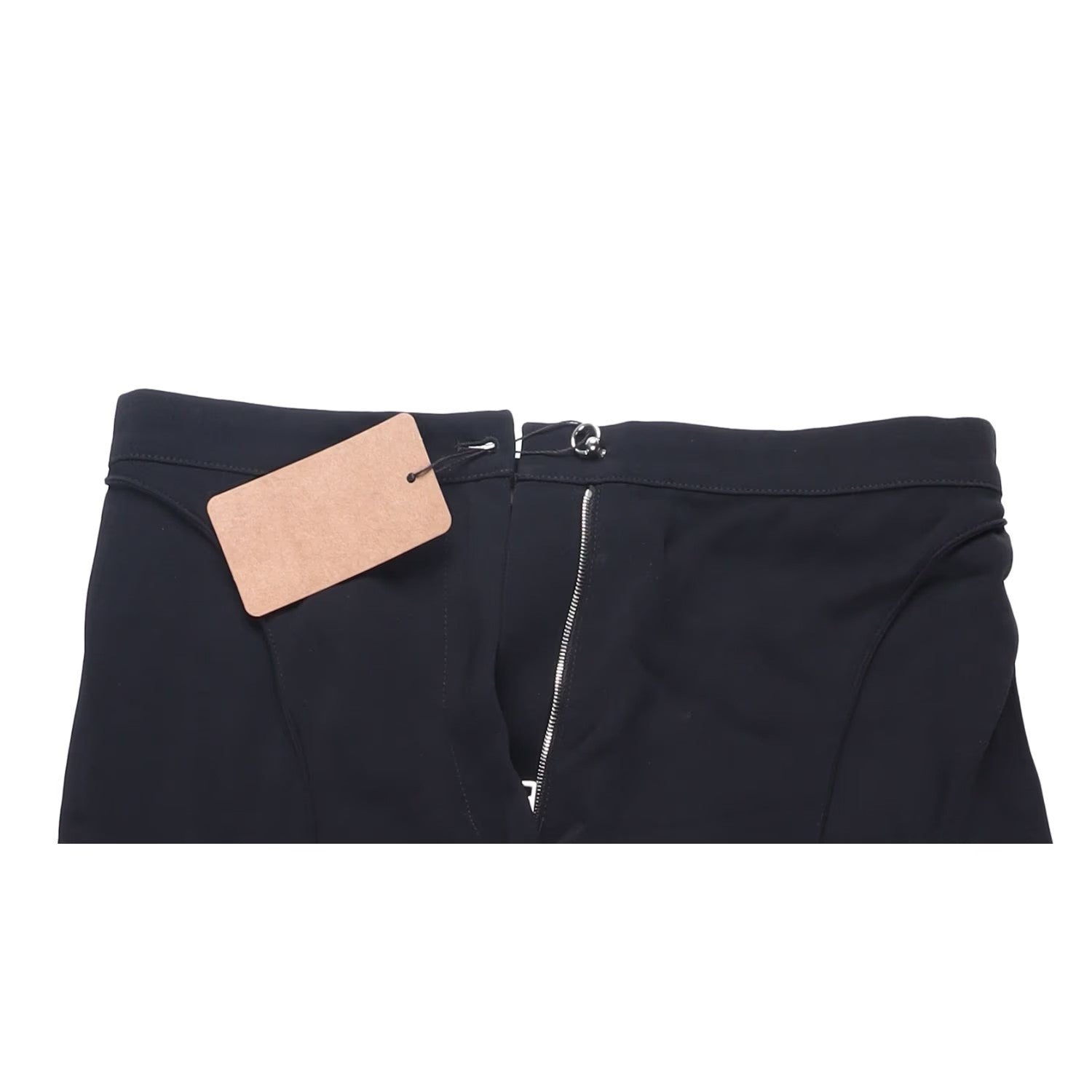 MUGLER Womens Trousers Flared Leg with Front Slits Black Size 36 RRP 770 — View 8