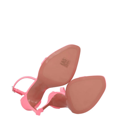 AMINA MUADDI Womens Strappy Heels Pink Leather Stiletto Open Toe UK 7 RRP 600 — View 8