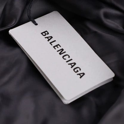 BALENCIAGA Womens Godet Skirt Maxi Asymmetric Twill Black Size 38 RRP 2450 — View 10