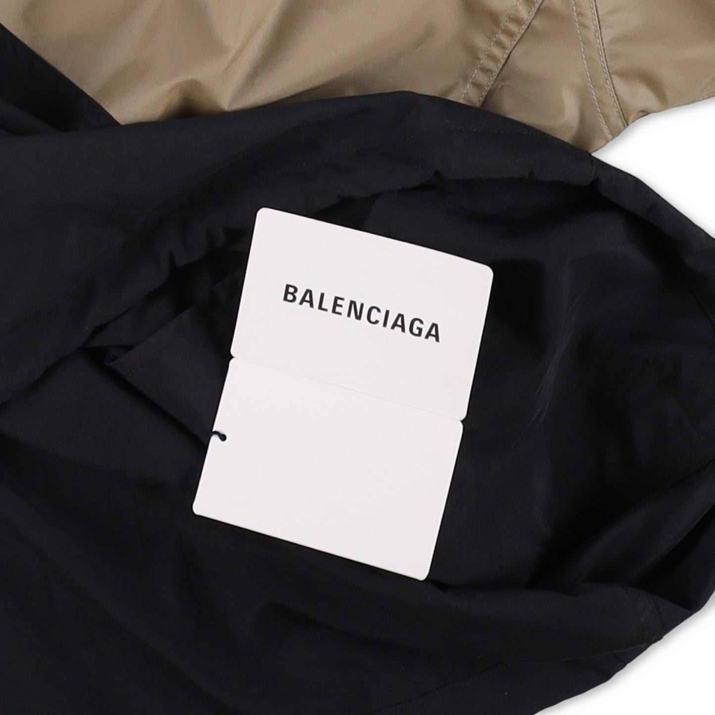 BALENCIAGA 80's Windbreaker Nylon Quarter Zip Mens Tan Size 46 RRP1200 — View 10